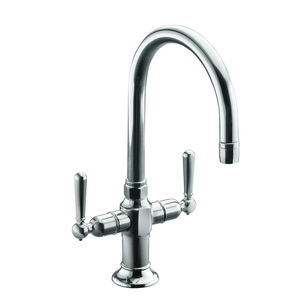Hirise Tm Single Hole Bar Sink Faucet With Lever Handles
