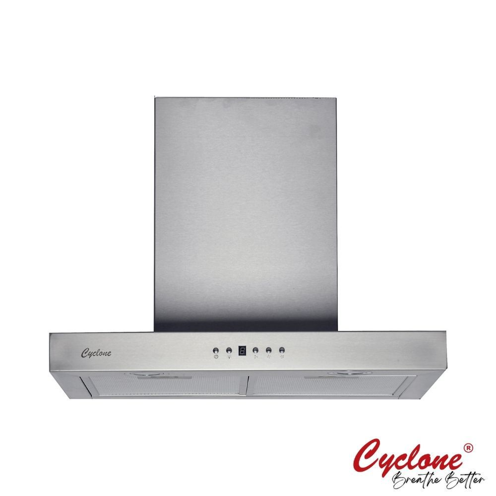 Cyclone 24inch Width Tshape WallMounted Range Hood in Stainless