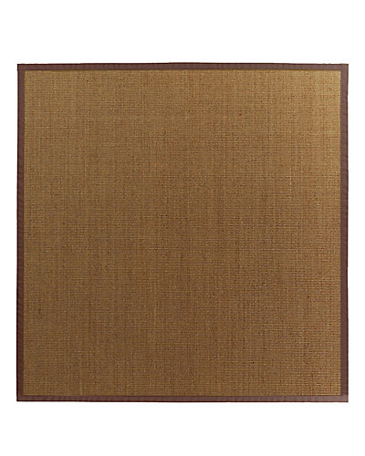 Lanart Rug Natural Sisal Brown 5 Ft X Indoor Textured
