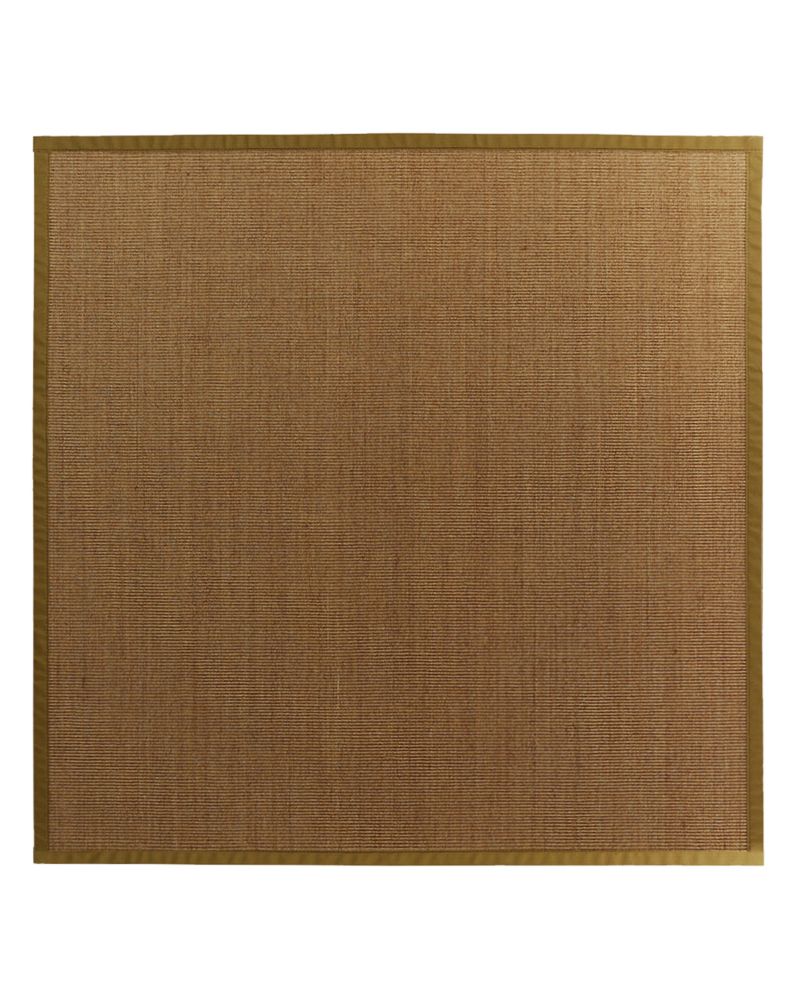 Lanart Rug Tapis Sisal Naturel Bordure Moss #62 8 Pi. x 8 Pi. Lanart Rug Tapis Sisal Naturel Bordure Moss #62 8 Pi. x 8 Pi.