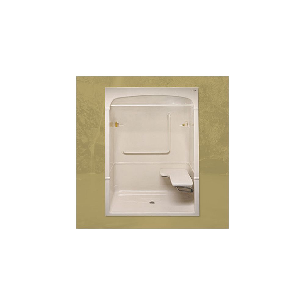 Mirolin Easy Access 1Piece Shower Stall with FoldUp Seat The Home Depot Canada