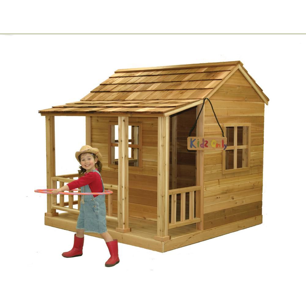 Little Squirt 6 ft. x 6 ft. Cedar Playhouse Little Squirt 6 ft. x 6 ft. Cedar Playhouse