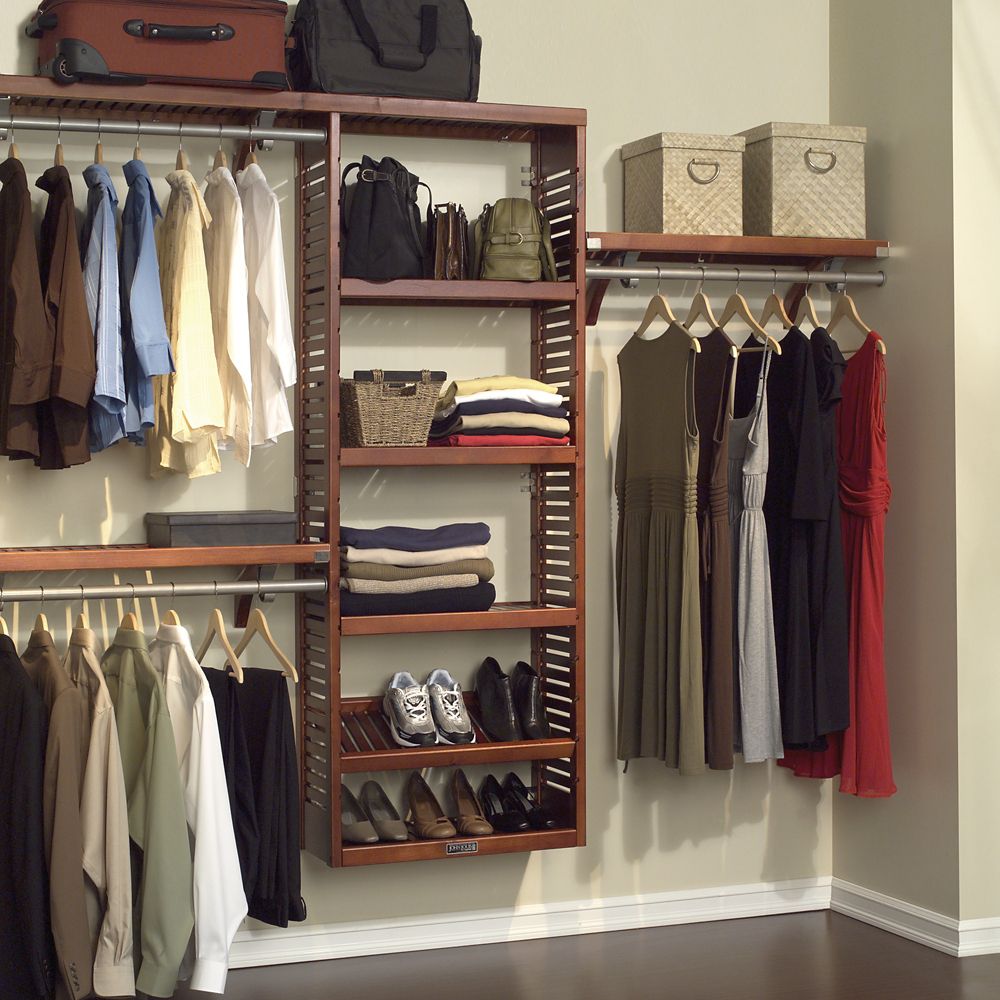 John Louis Home Premier 12 Inch Depth Shelving System Red