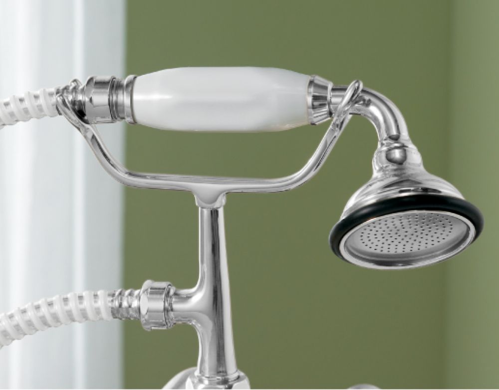 Moen SingleFunction Hand Shower with Slide Bar in Chrome The Home