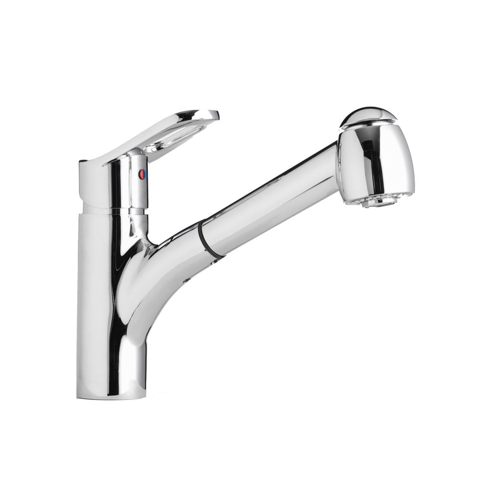 Blanco Single Lever Pull Out Kitchen Faucet Stainless Steel