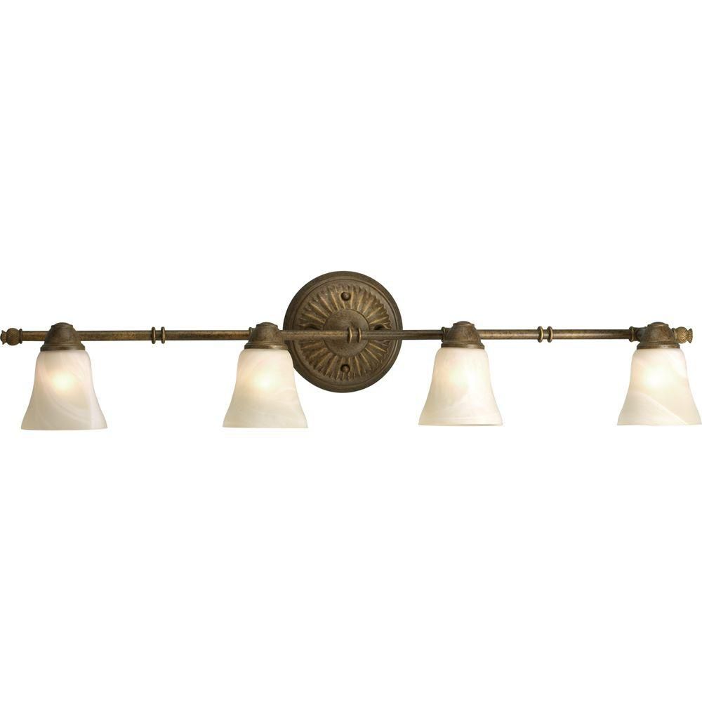 Progress Lighting Savannah Collection Burnished Chestnut 4 Light Savannah Collection Burnished Chestnut
