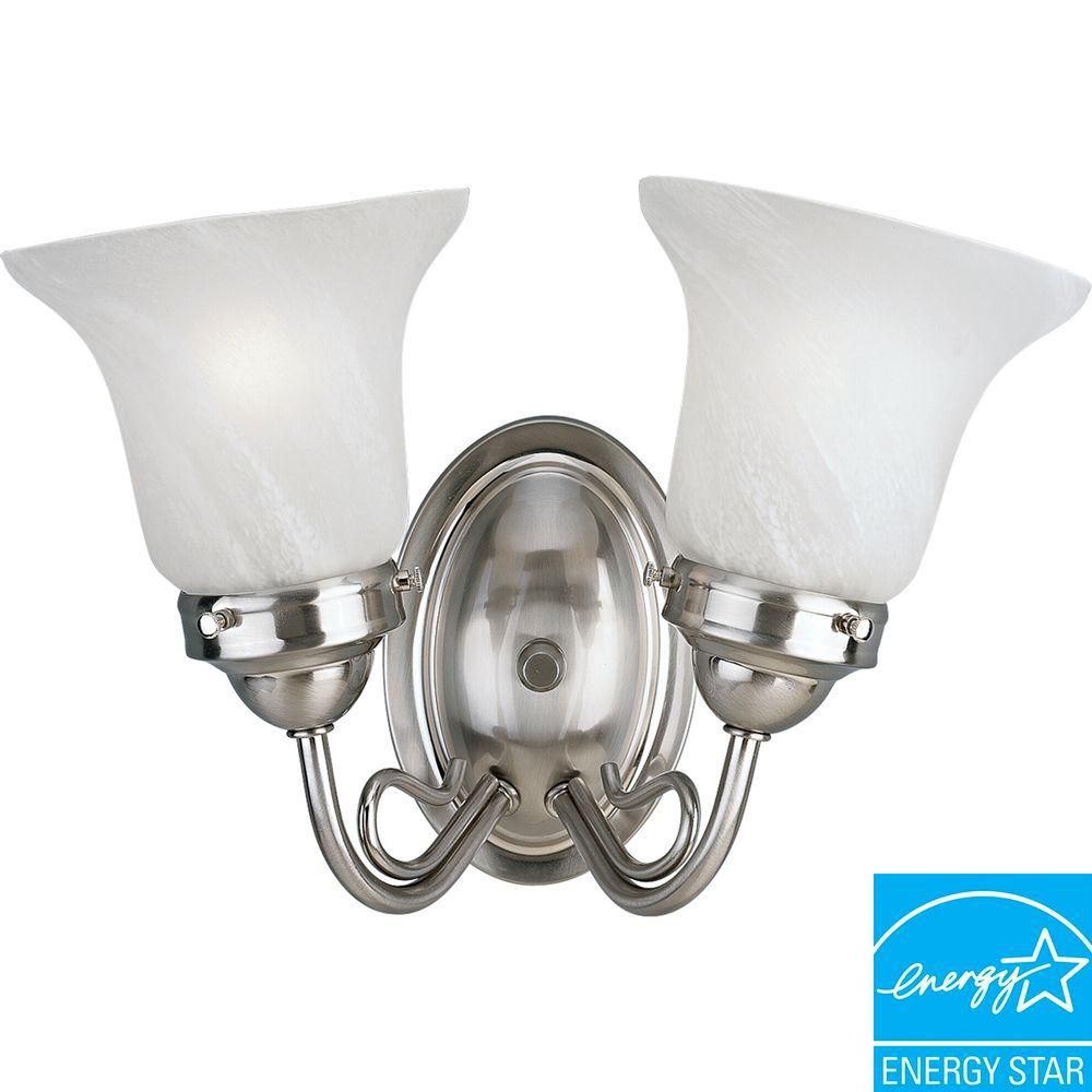 Progress Lighting Modern Collection Brushed Nickel 3light Wall Bracket The Home Depot Canada