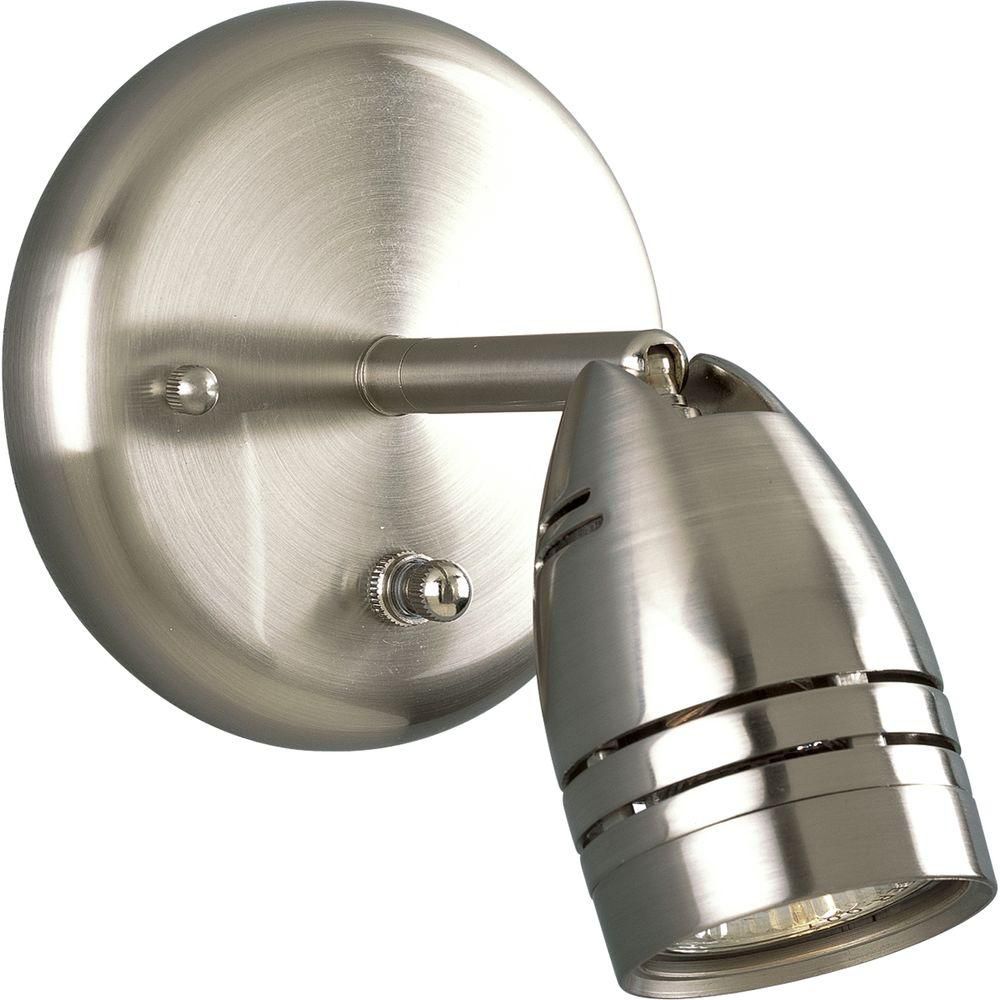 Progress Lighting Brushed Nickel 1light Spotlight Fixture The Home