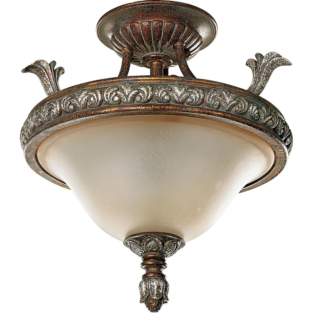 Thomasville Lighting Carmel Collection Tuscany Crackle 3light Semi