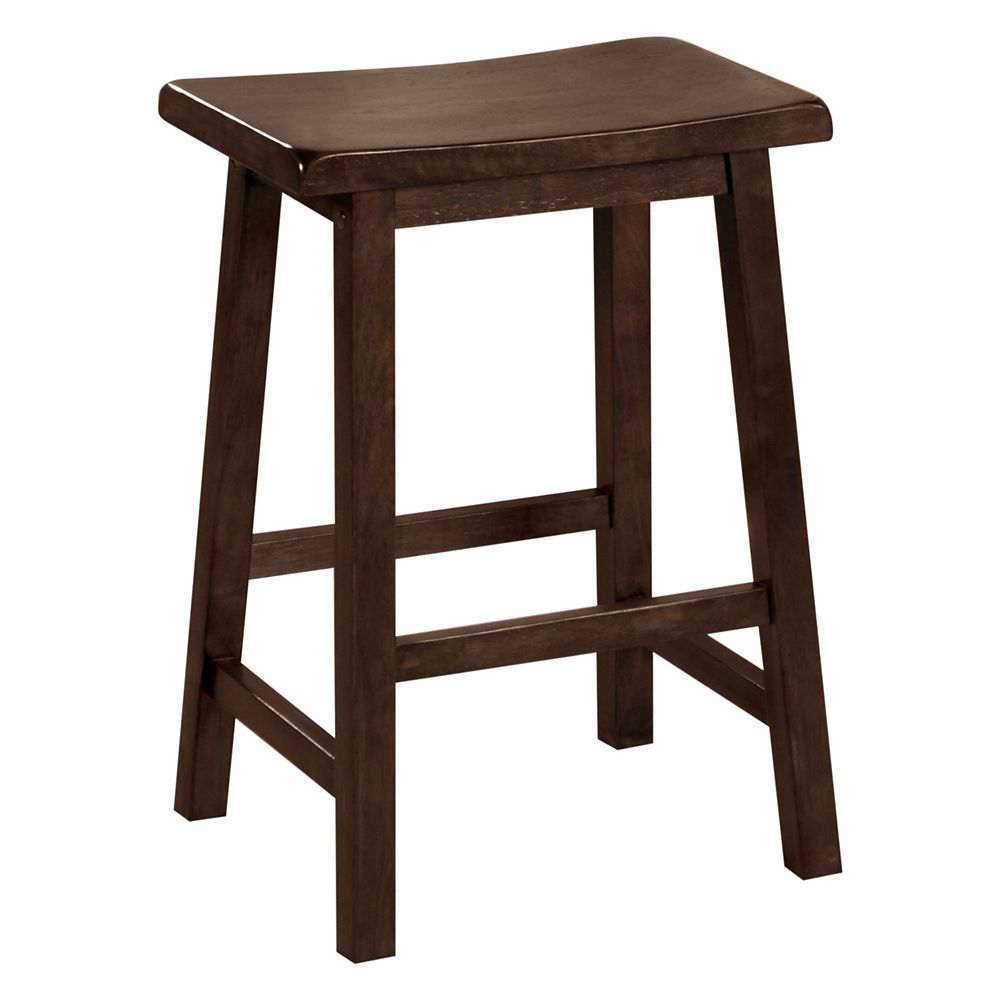 Modern Design Saddle Countertop Ideas monarch specialties barstool 24 inch h walnut saddle seat set of 2