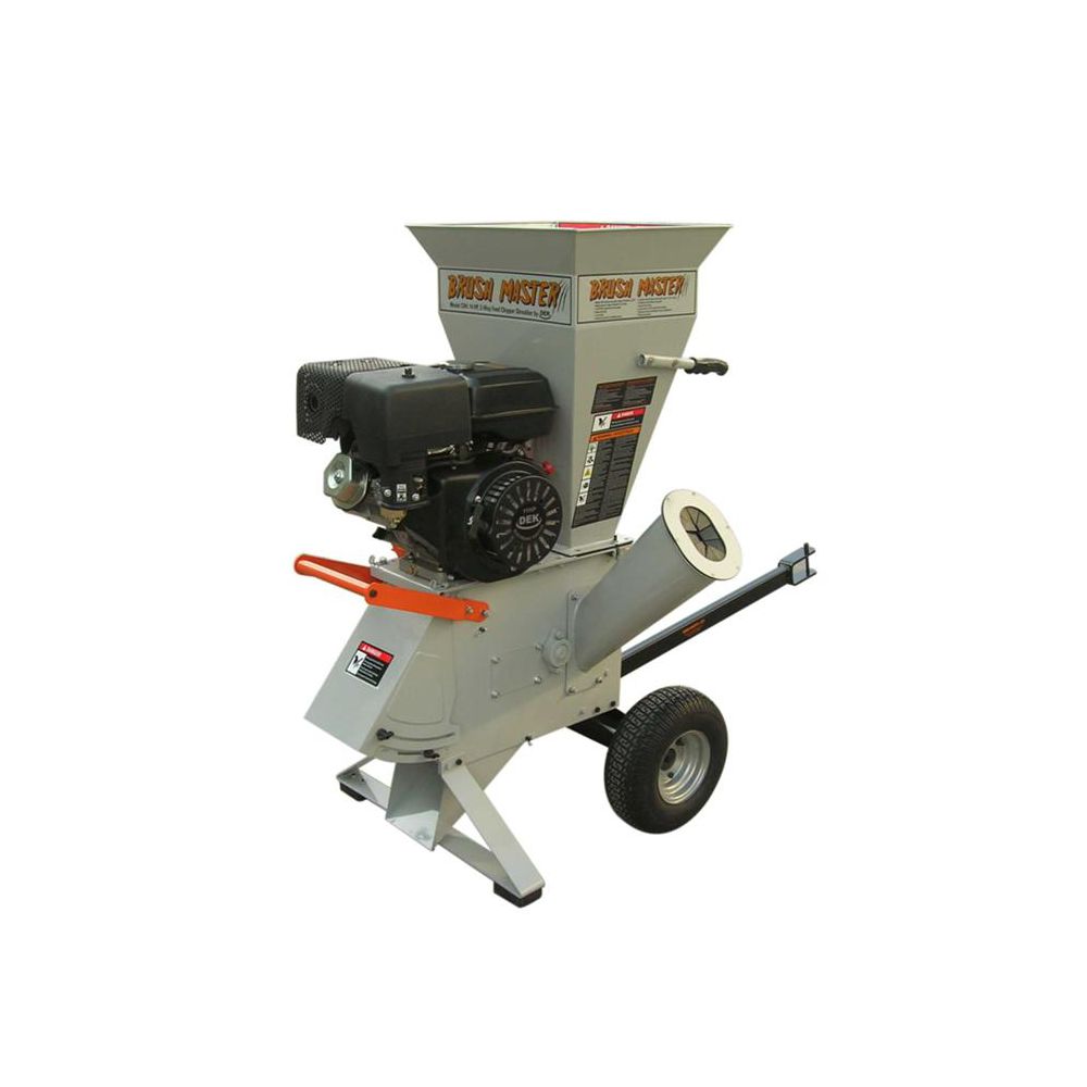 Brush Master 4inch 15 HP Gas Powered CommercialDuty Chipper Shredder