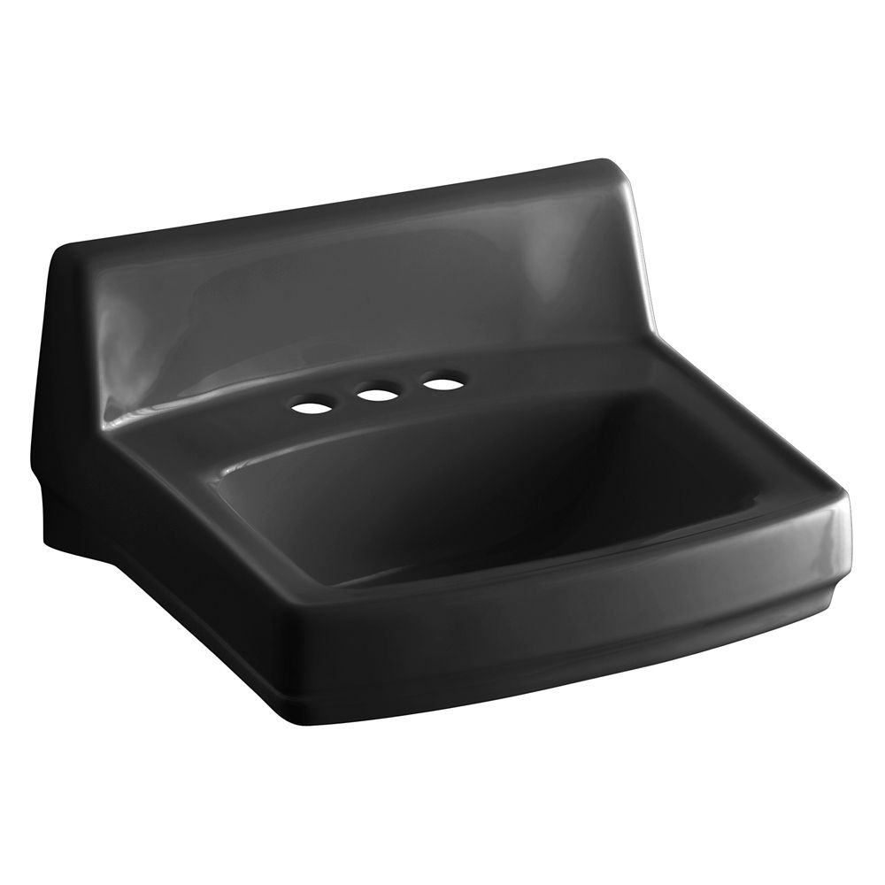 ... (Tm) Wall-Mount Lavatory in Black Black K-2032-7 Canada Discount