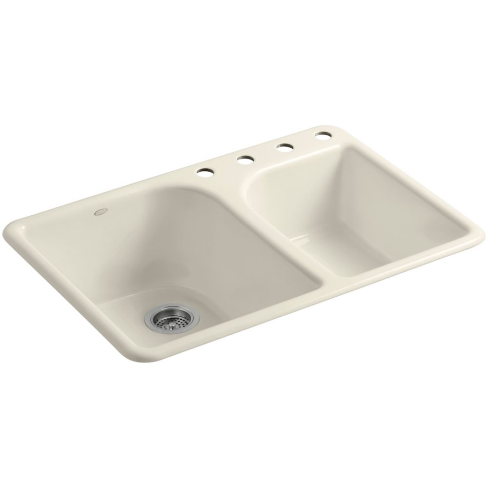 Executive Chef Tm Self Rimming Kitchen Sink In Almond