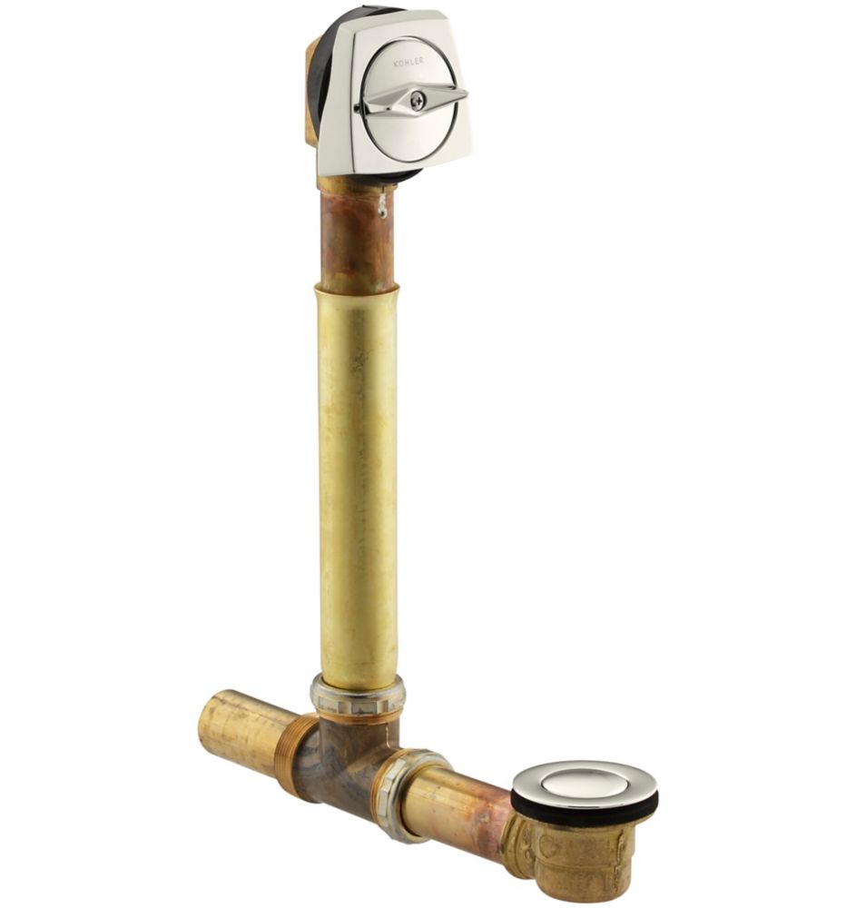 Kohler Clearflo 1 2 Inch Adjule Pop Up Drain In Vibrant Kohler Clearflo 1 2 Inch Adjule Pop Up Drain In Vibrant Polished Nickel