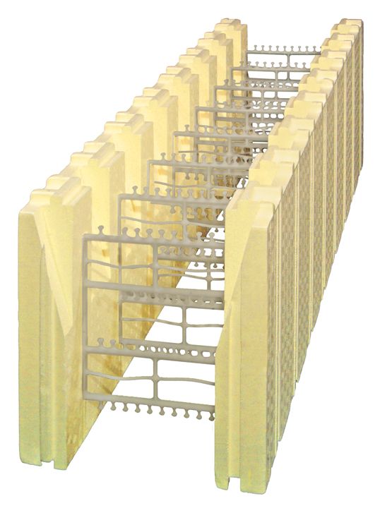 Advantage ICF System 8Inch Taper Top Block The Home Depot Canada