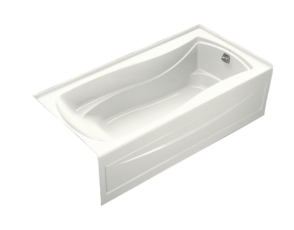 Mariposa R 72 X 36 Alcove Bath With Integral Apron Integral Flange And Right Hand Drain
