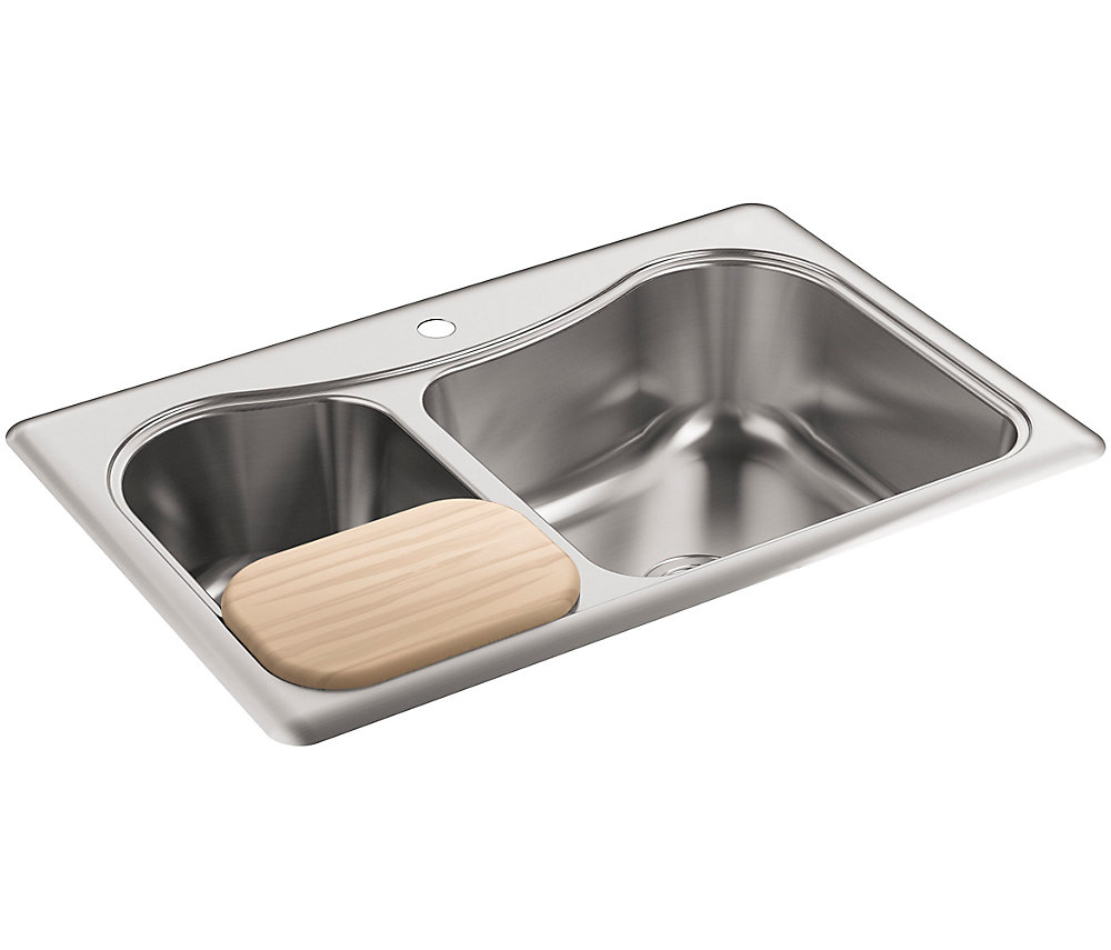 Staccato Tm Large Medium Self Rimming Kitchen Sink