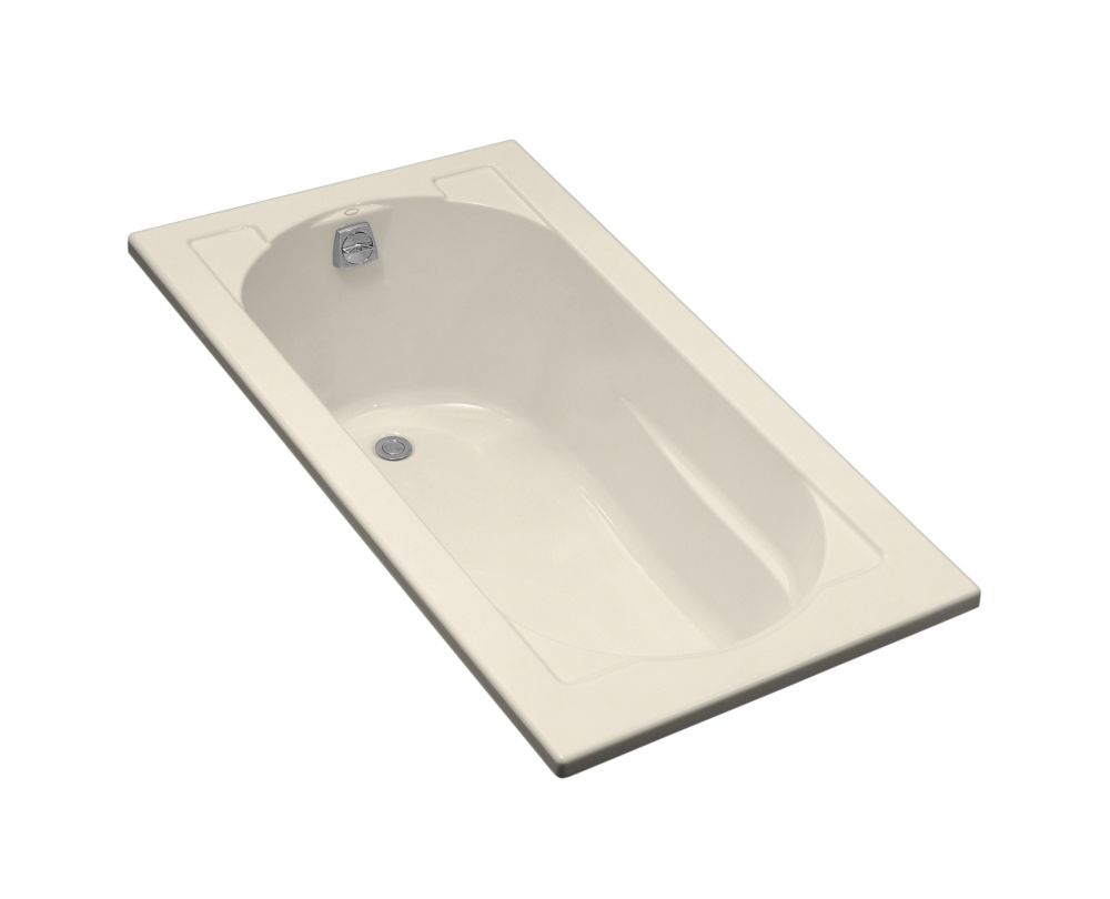 KOHLER Greek 4 Feet Acrylic Bathtub in Almond The Home Depot Canada