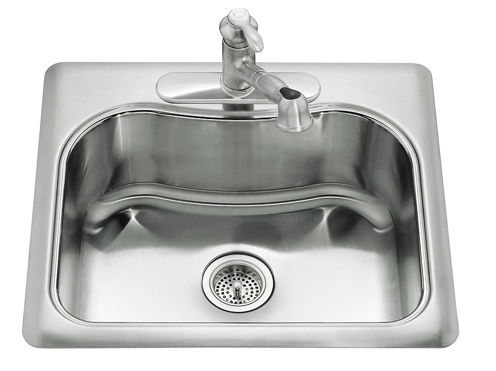 Staccato Tm Single Basin Self Rimming Kitchen Sink