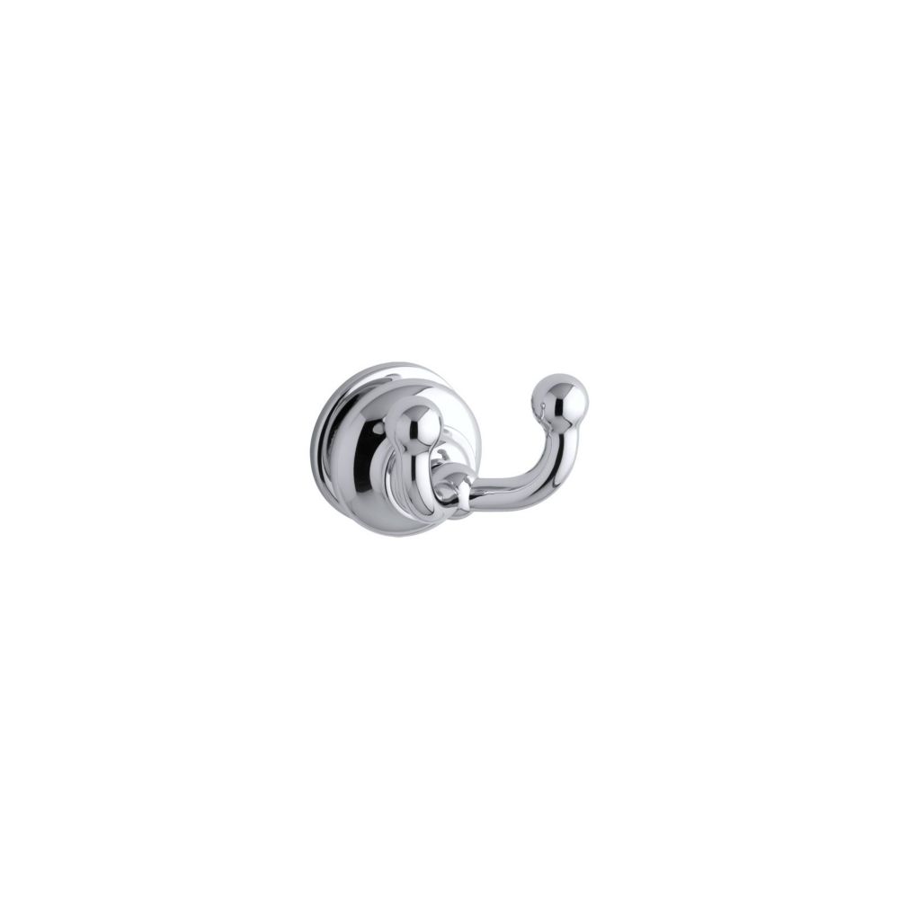 KOHLER Fairfax Double Robe Hook in Polished Chrome The Home Depot Canada