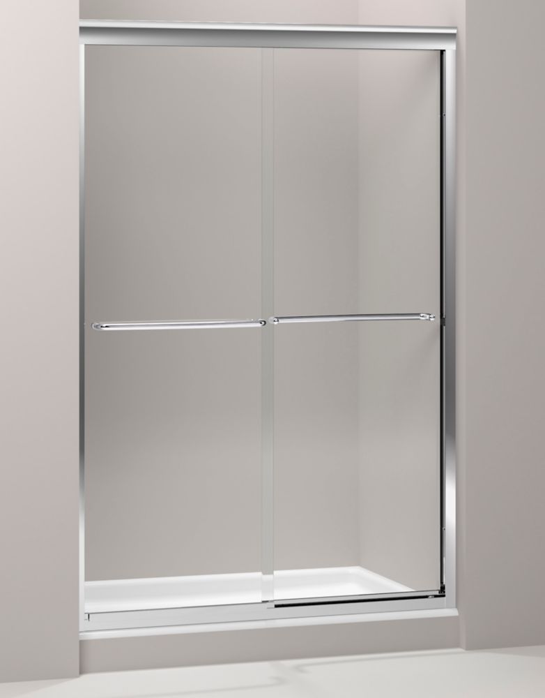 KOHLER Fluence 47 5 8 Inch X 70 5 16 Inch Semi Frameless Sliding Shower   P 1000704547 