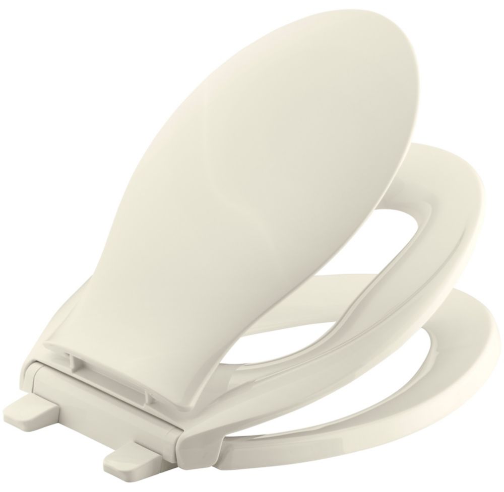 KOHLER Transitions QuietClose Toilet Seat in Almond The Home Depot Canada