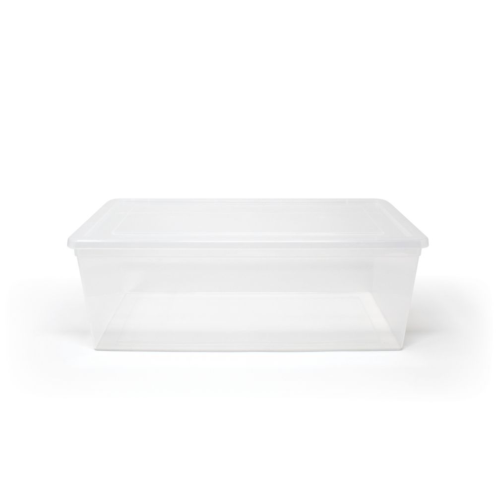 Tuff Store Clear Shoe Box The Home Depot Canada