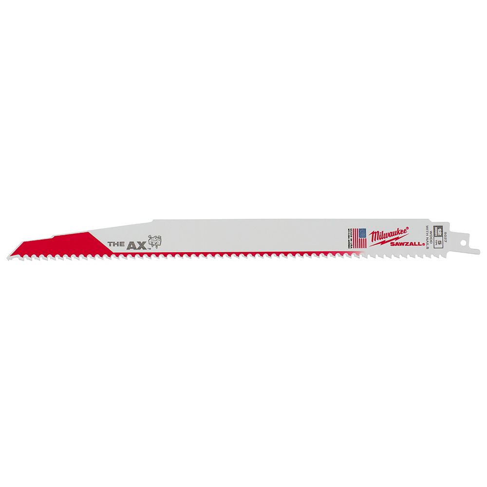 Milwaukee Tool 12 inch 5 TPI The Ax Sawzall Blade The Home Depot Canada