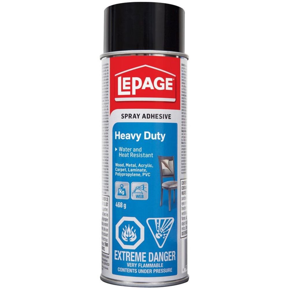 LePage Heavy Duty Spray Adhesive 468G The Home Depot Canada