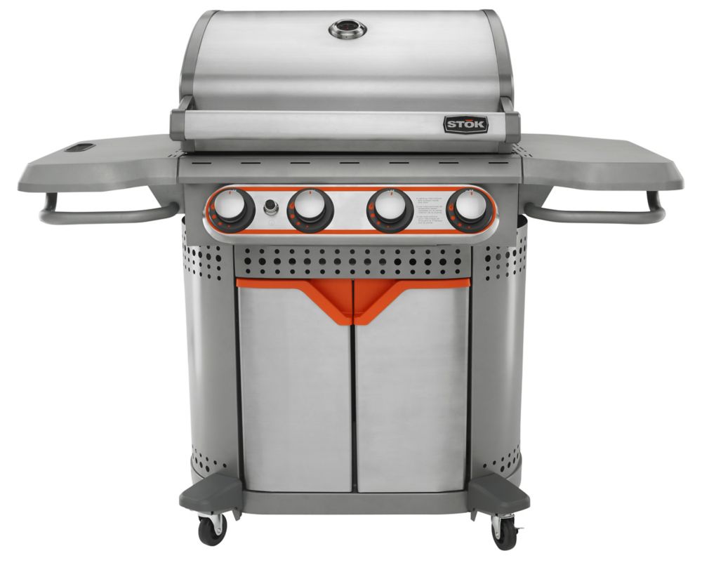 STOK Quattro 4 Burner 48,000 BTU Propane Gas Grill The Home Depot Canada