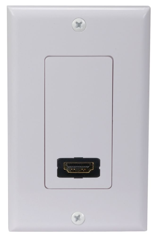 RCA HDMI Wall Plate Single Outlet The Home Depot Canada