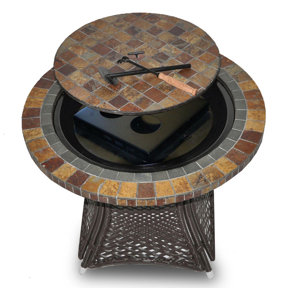 Paramount Bali Gel Fuel Outdoor Fire Pit The Home Depot Canada