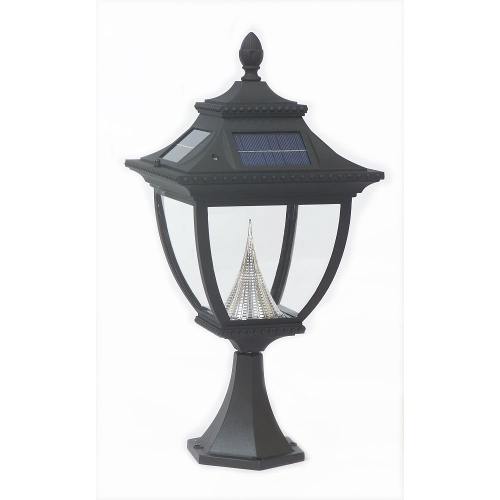 Gama Sonic Pagoda Post Mount Solar Lamp 