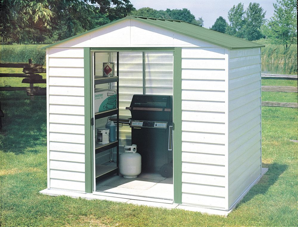Spacemaker High-Gable Metal Shed ( 8 Ft. x 6 Ft.) | The Home Depot Canada
