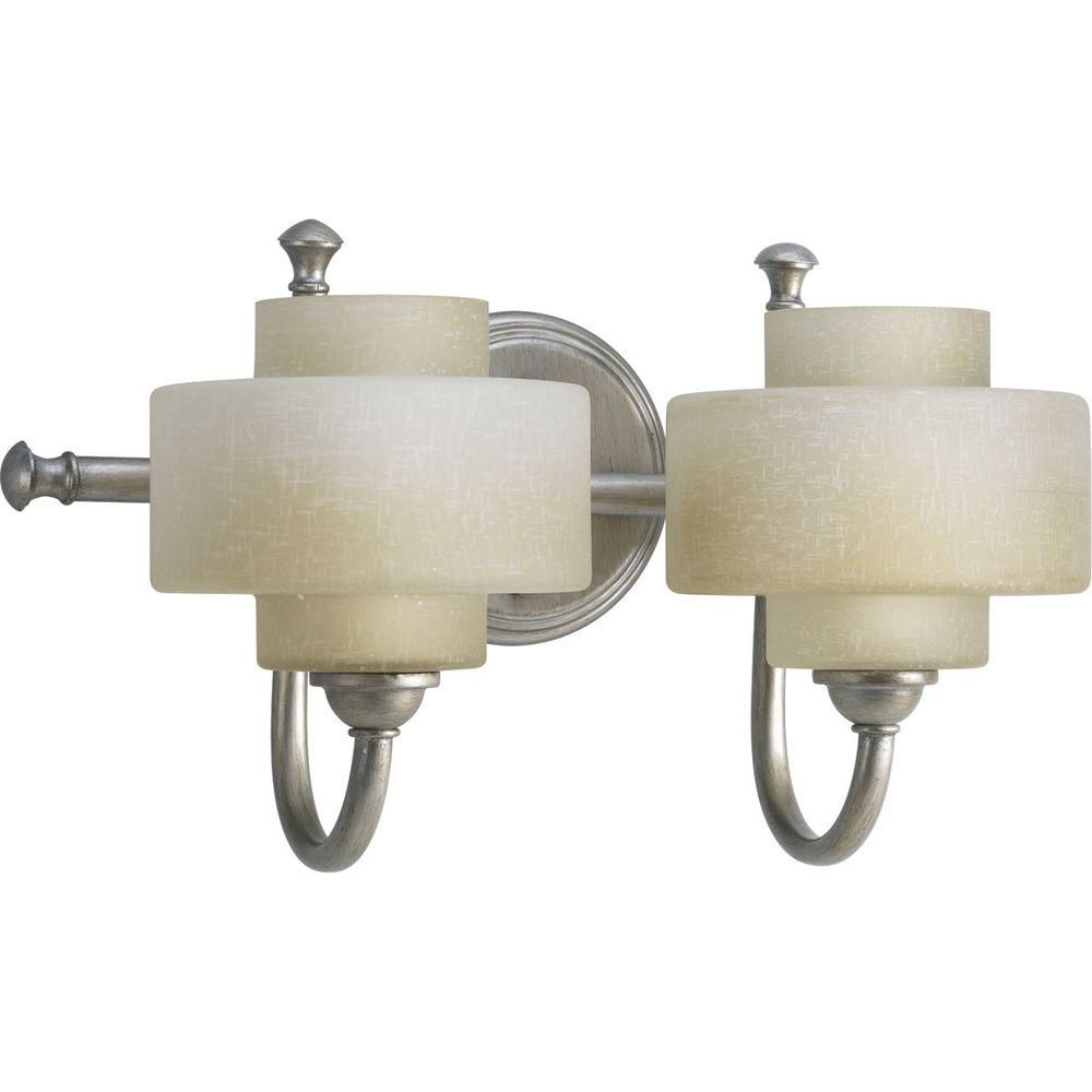 Hampton Bay Traditional 2Light Chrome Vanity Fixture The Home Depot Canada