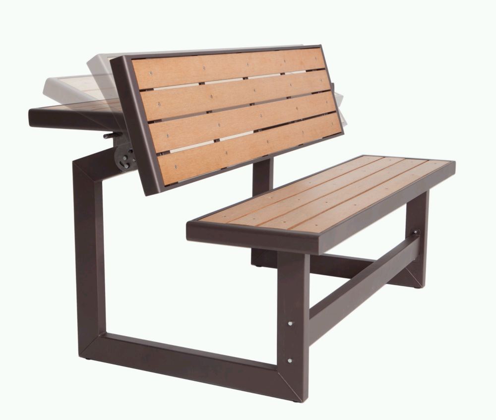 Lifetime Outdoor Convertible Bench | The Home Depot Canada