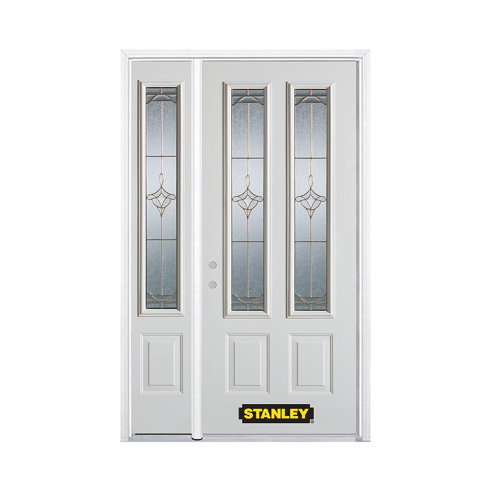 STANLEY Doors 48.25 inch x 82.375 inch Florence Brass 2
