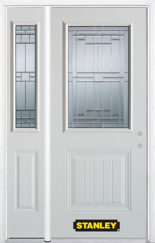 Stanley Doors 48.25 inch x 82.375 inch Seattle Zinc 1/2 Stanley Doors 48.25 inch x 82.375 inch Seattle Zinc 1/2