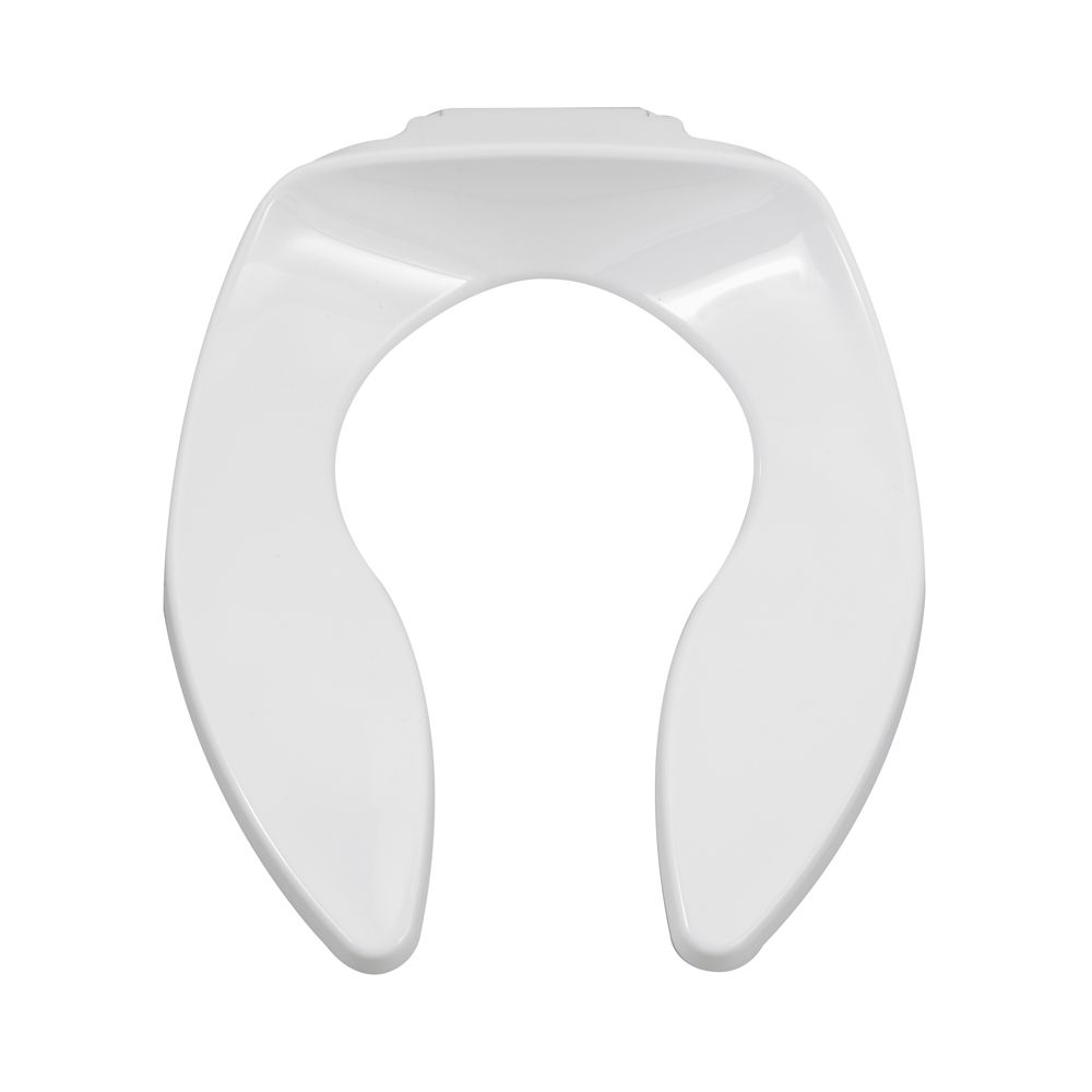 American Standard Commercial Elongated Open Front Toilet Seat With