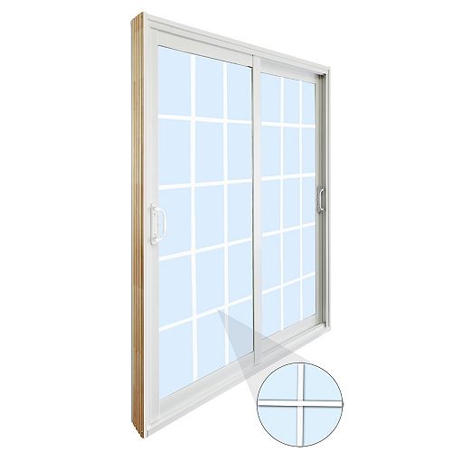 STANLEY Doors 71.75 inch x 79.75 inch Clear LowE Argon Painted