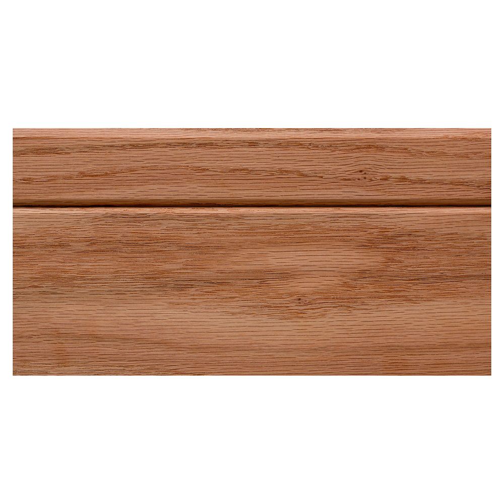 Ornamental Mouldings Oak Bevel Baseboard Moulding 3/8 x 41/8 x 96
