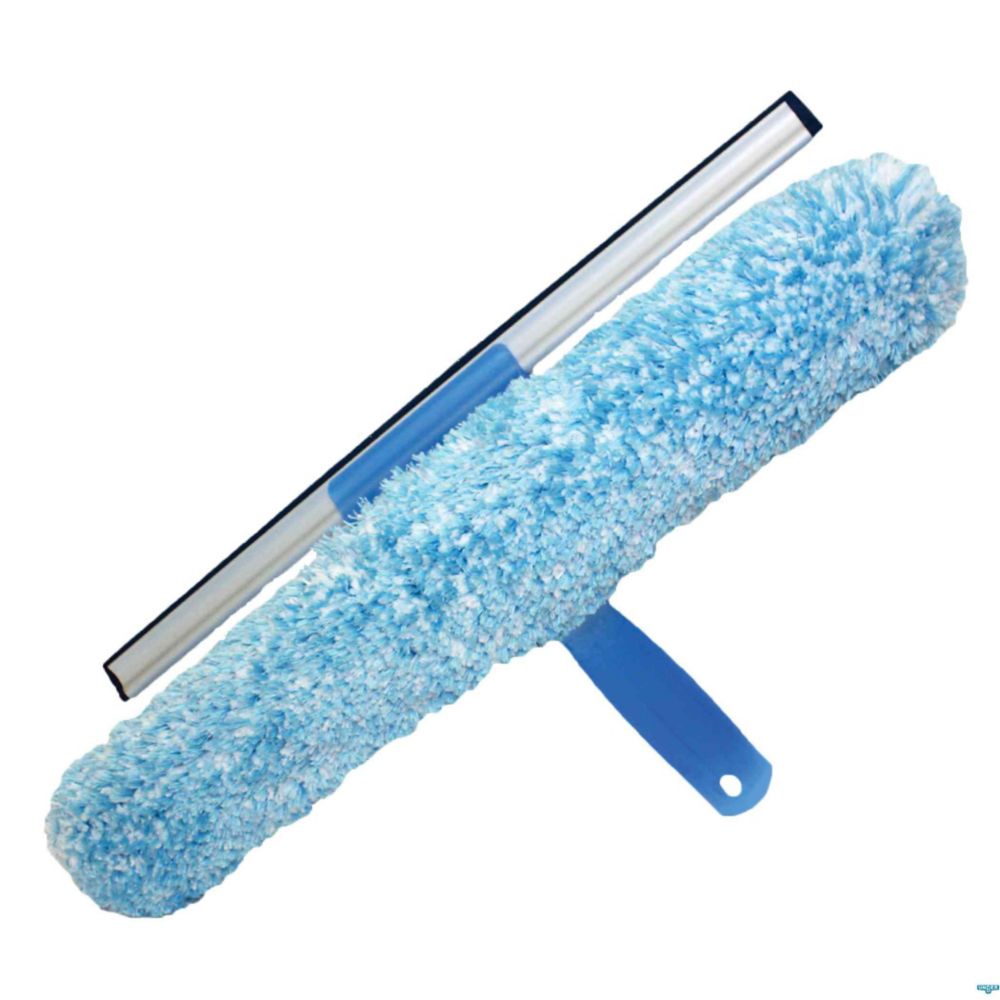 Unger 14inch Microfiber CombiSqueegee Scrubber Connect and Clean