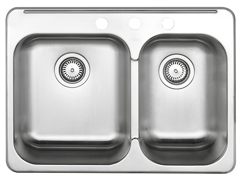 1 1 2 Bowl Kitchen Sink In Brushed Stainless Steel
