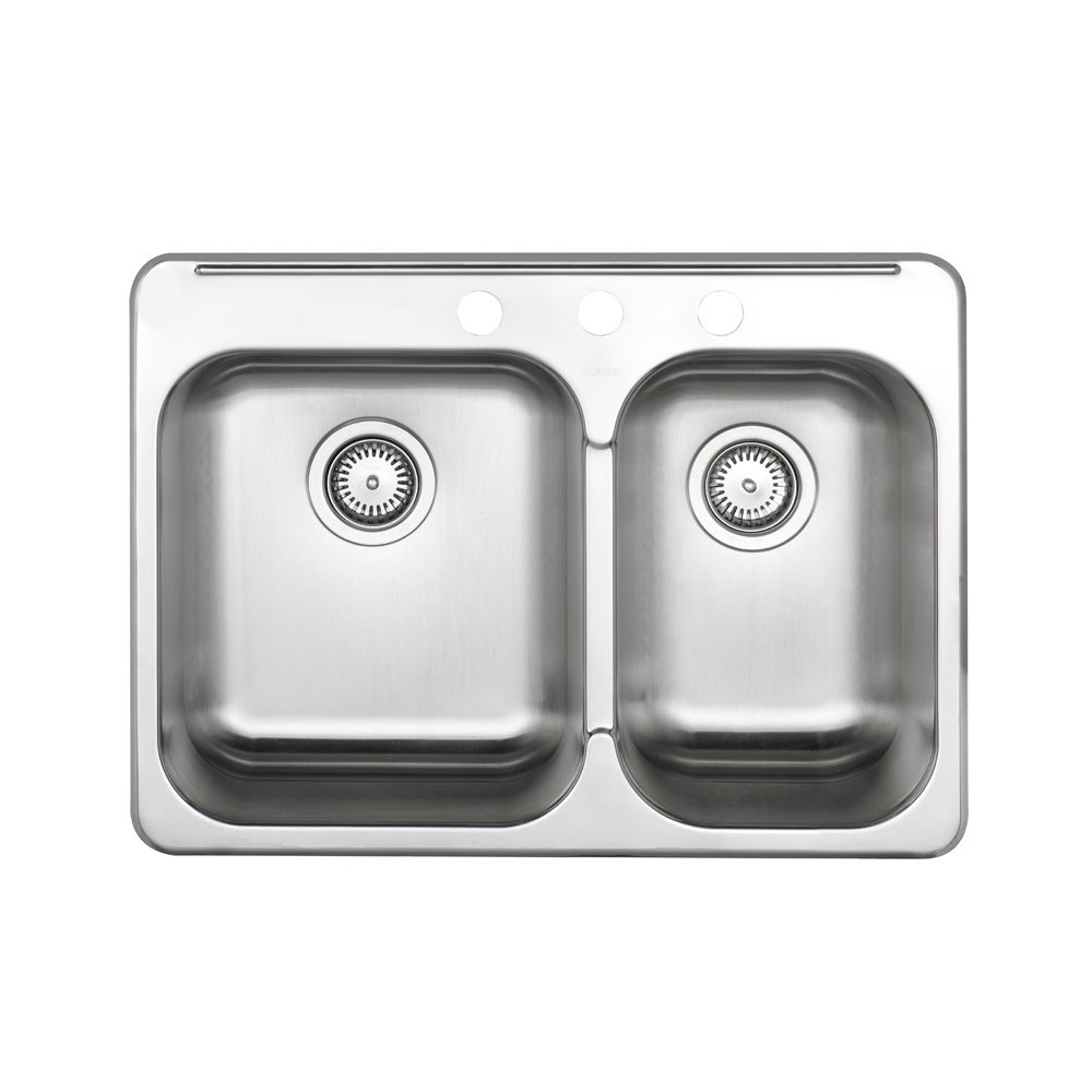 1 1 2 Bowl Kitchen Sink In Brushed Stainless Steel