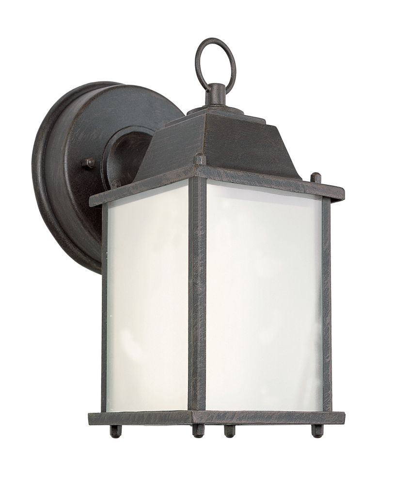 Bel Air Lighting San Gabriel 1 Light Rust Wall Lantern The Home 1 Light Outdoor Rust Wall Lantern