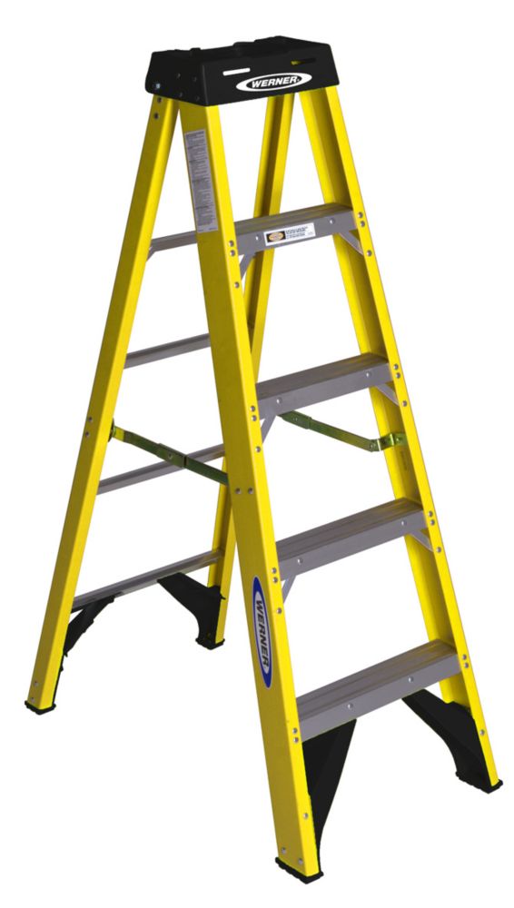 Werner Wood Attic Ladder (250 Load Capacity) 8 Feet 9 Inches 22.5