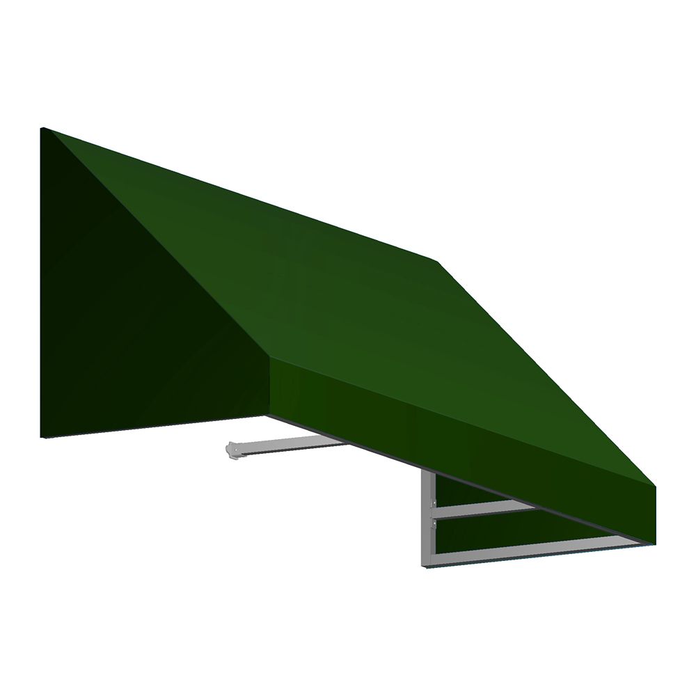 BeautyMark Toronto 3 ft. Low Eaves / Window / Entry Awning (36inch Projection) in Forest The