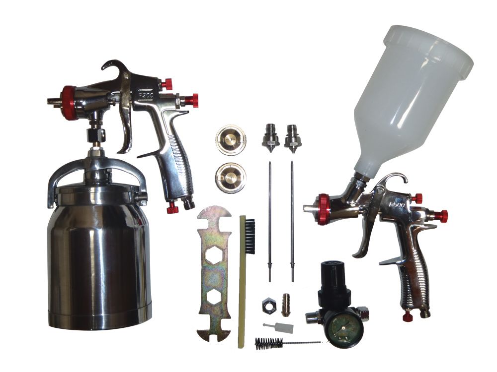 Sprayit LVLP (Low Volume Low Pressure) Spray Gun Kit The Home Depot