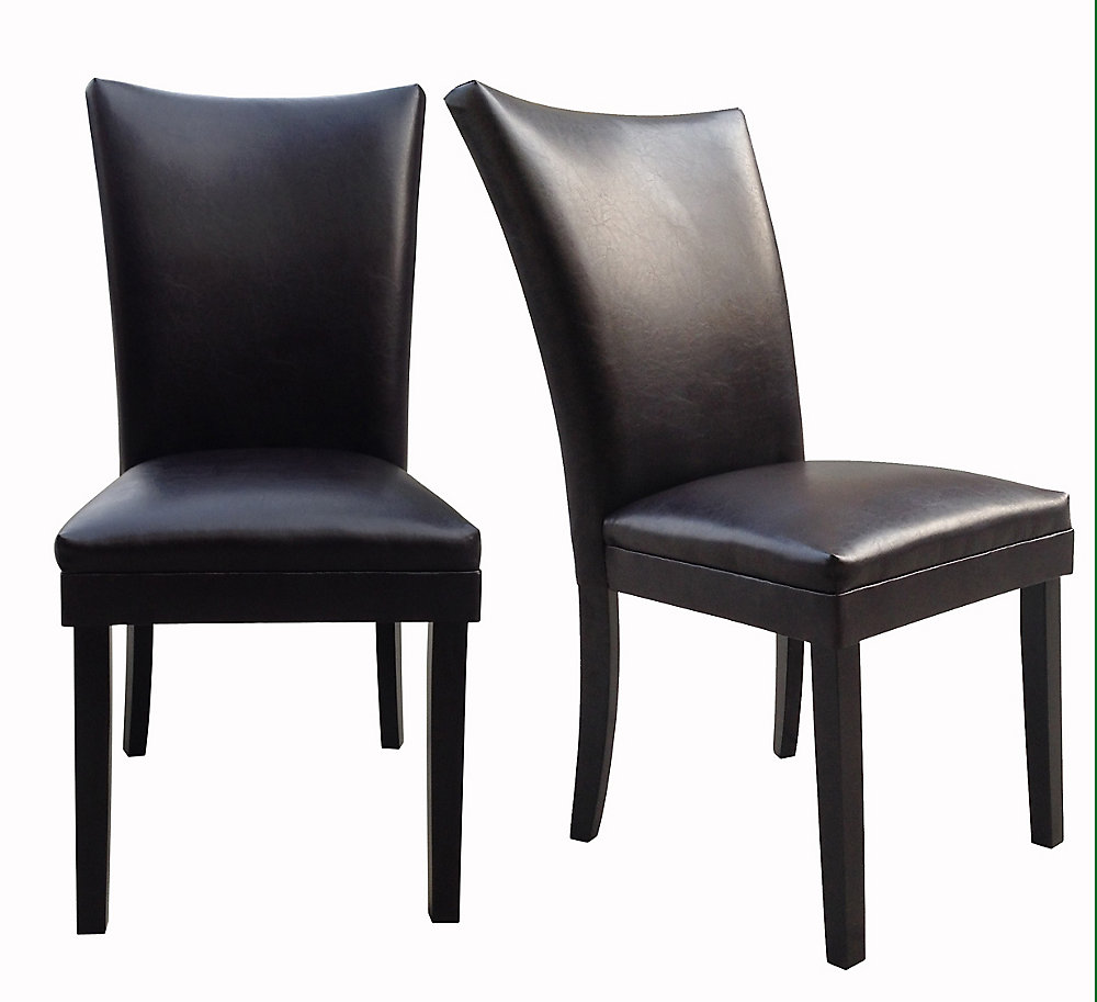 Parsons Leather Dining Chair 2 Pack