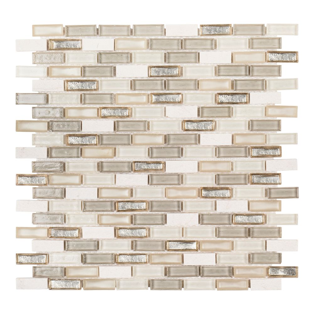 UPC 734647996210 product image for MosaÃ¯que de verre et pierre, ThÃ© en SoirÃ©e, 6 mm, 12 x 12 po | upcitemdb.com